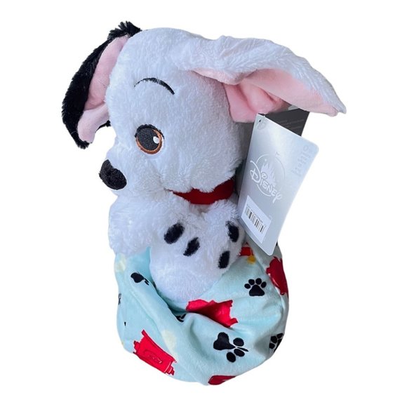 Disney Parks Disney Babies 101 Dalmatians Patch in Pouch Blanket Dog Plush - Picture 4 of 10